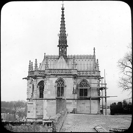 La chapelle Saint-Hubert en cours de restauration