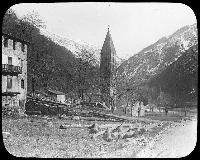 Vue générale de la vallée de la Tinée