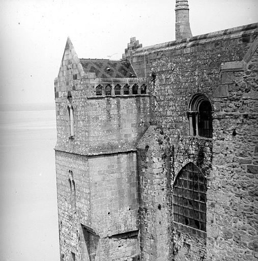 La Merveille, façade extérieure du cloître