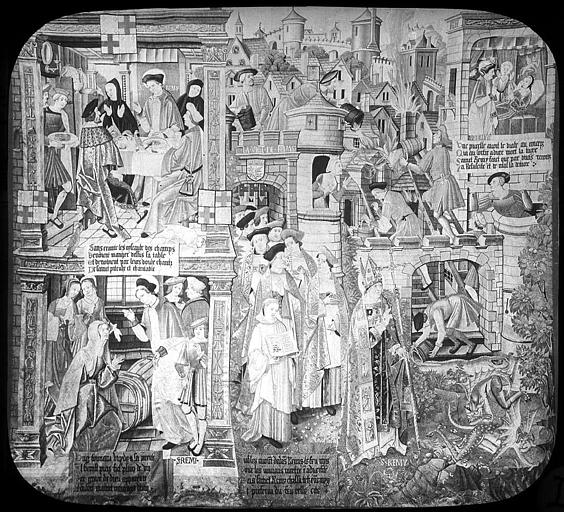 Tapisserie de la vie de saint Rémi (cathédrale ou église Saint-Rémi), n°3