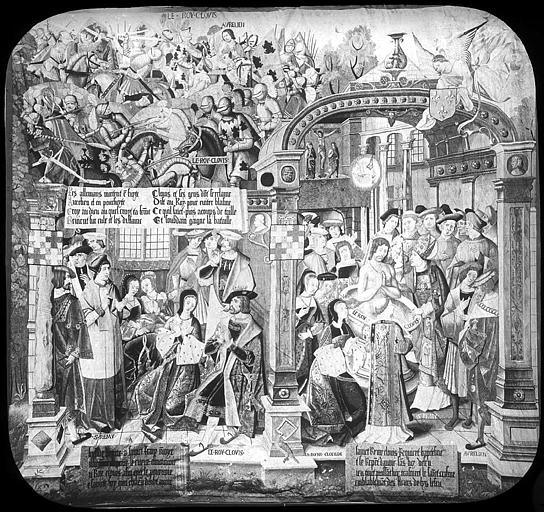 Tapisserie de la vie de saint Rémi (cathédrale ou église Saint-Rémi), n°4