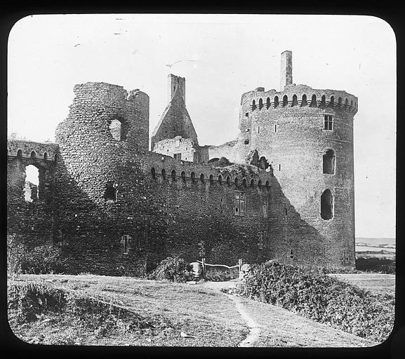 Vue partielle des ruines