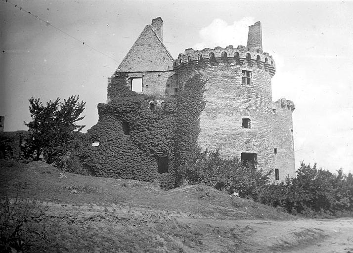 Vue partielle des ruines