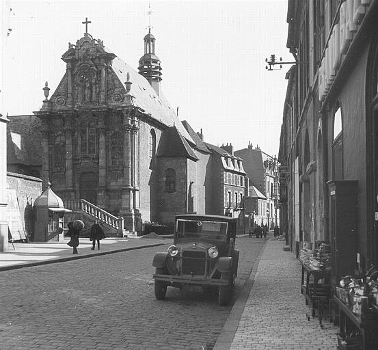 Chapelle de la Visitation, angle des façades sud et ouest vues de la rue