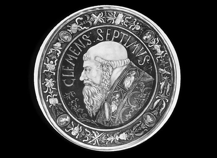 Email de Limoges, portrait du pape Clément VII
