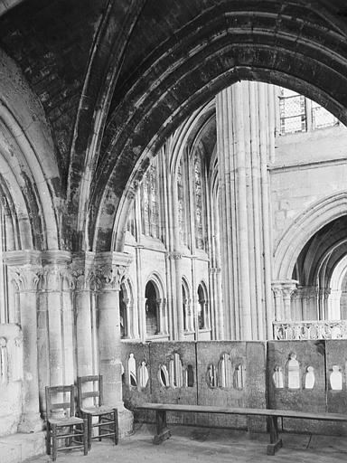 Vue intérieure, le triforium