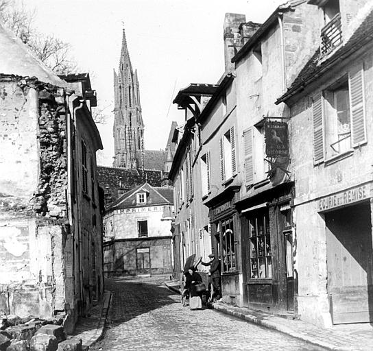 Vue sur la flèche de la cathédrale
