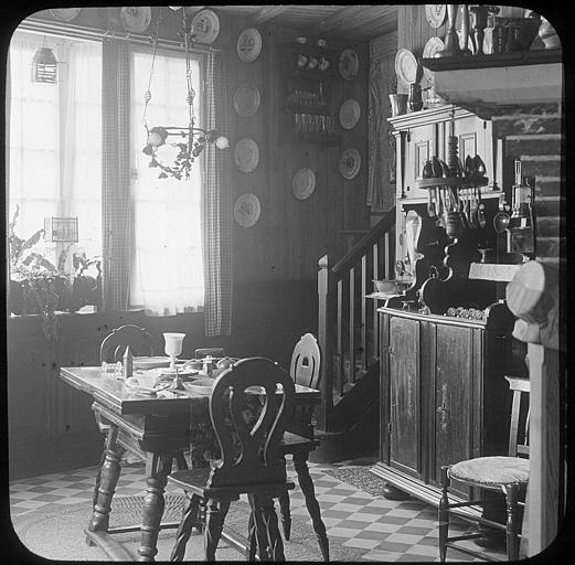 Intérieur d'une chaumière bourgeoise