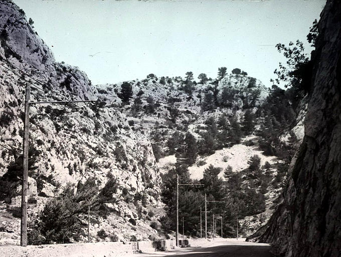 Gorges d'Ollioules, la route des gorges