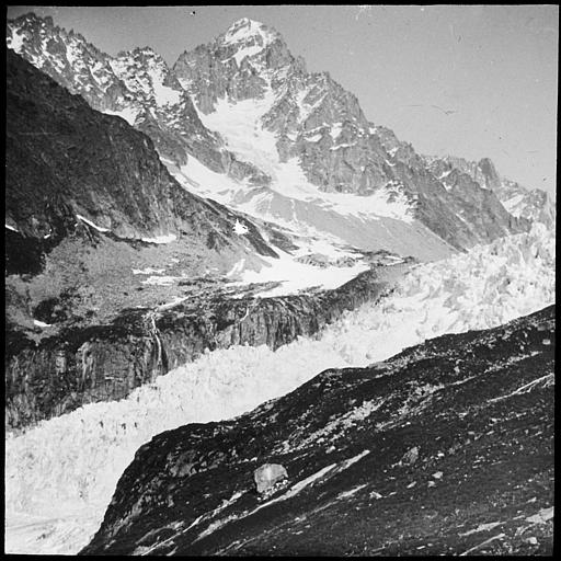 Le glacier d'Argentière et l'aiguille du Chardonnet
