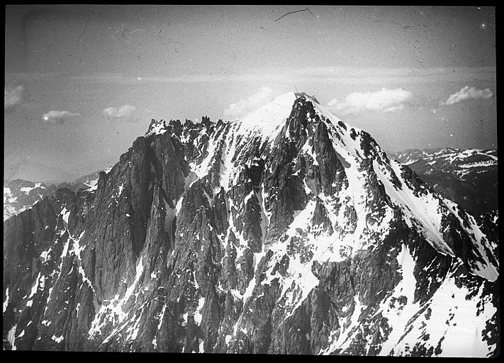 L'aiguille d'Argentière, vue prise du Tour Noir