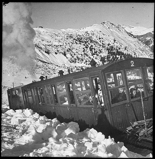Petit train au col de Voza