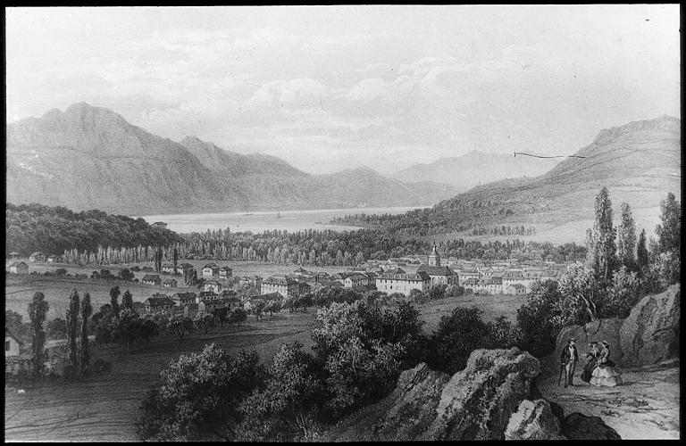 Vue générale d'après une gravure ancienne