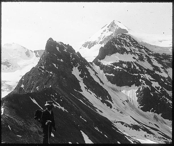 Glacier des Evettes et sommet de l'Albaron