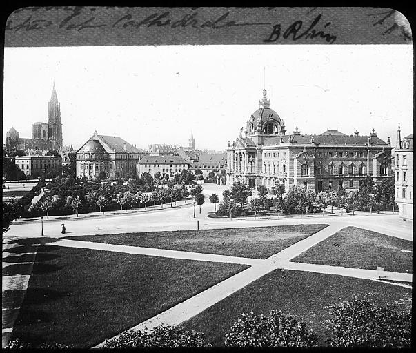 Ancien Palais impérial allemand ou Kaiserpalast, dit Palais du Rhin