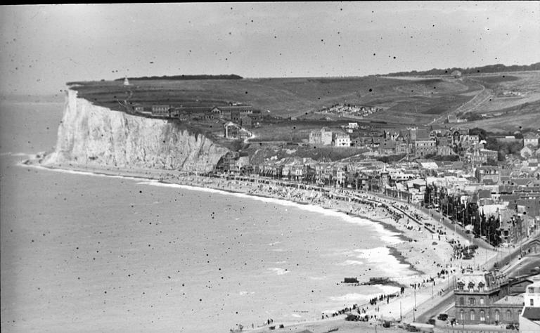 Vue aérienne de la plage