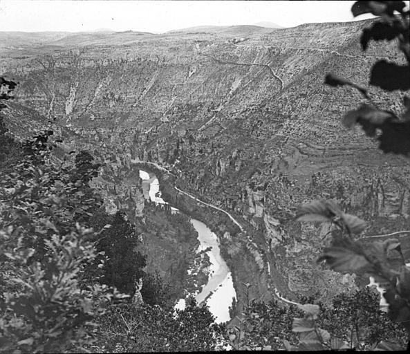 Vue sur la vallée de la Jonte