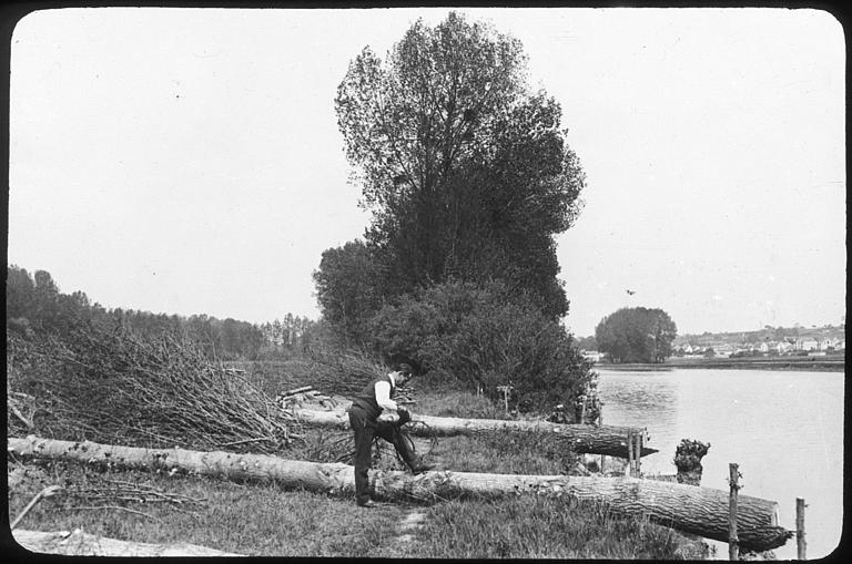 Les bords de l'Oise, vue sur Mériel