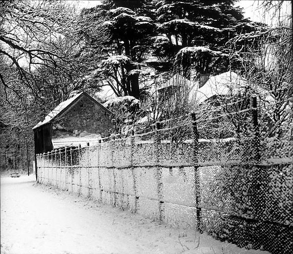 Vue sous la neige, forêt de Meudon