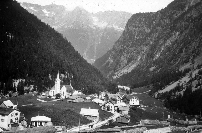 Vue générale du village