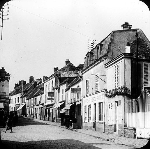 Les commerces de la rue de Paris