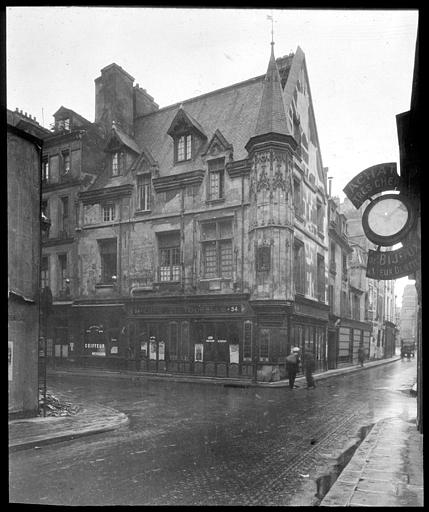 Angle des façades sur la rue