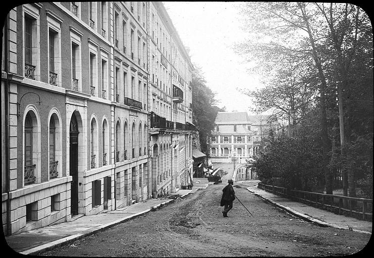 Vue d'ensemble de l'alignement des façades