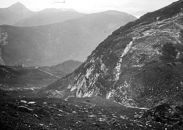 Vue générale du col de Tortes