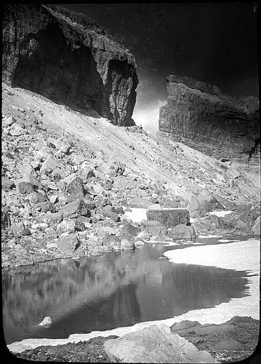 La brèche de Roland vue du versant espagnol