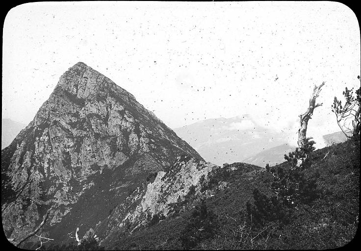 Le pic de Viscos, vue prise de Pène-Nère