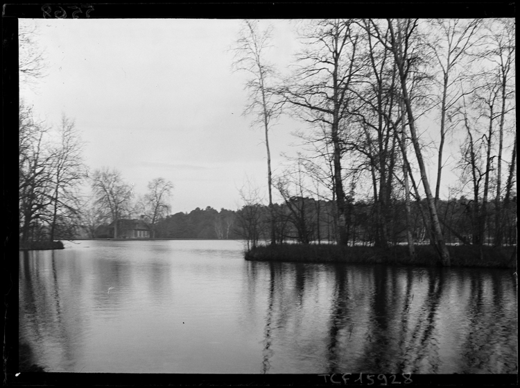 La pièce d’eau du parc