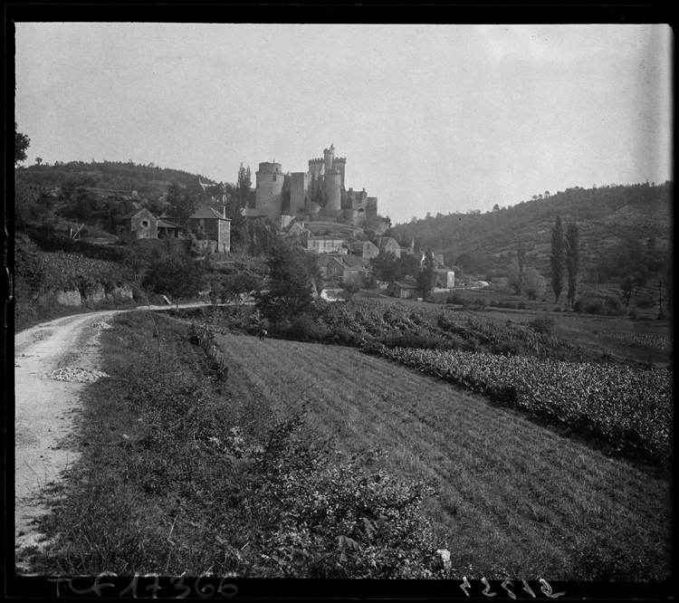 Panorama sur le village dominé par le château