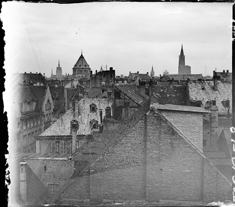 Vue sur les toits de la ville