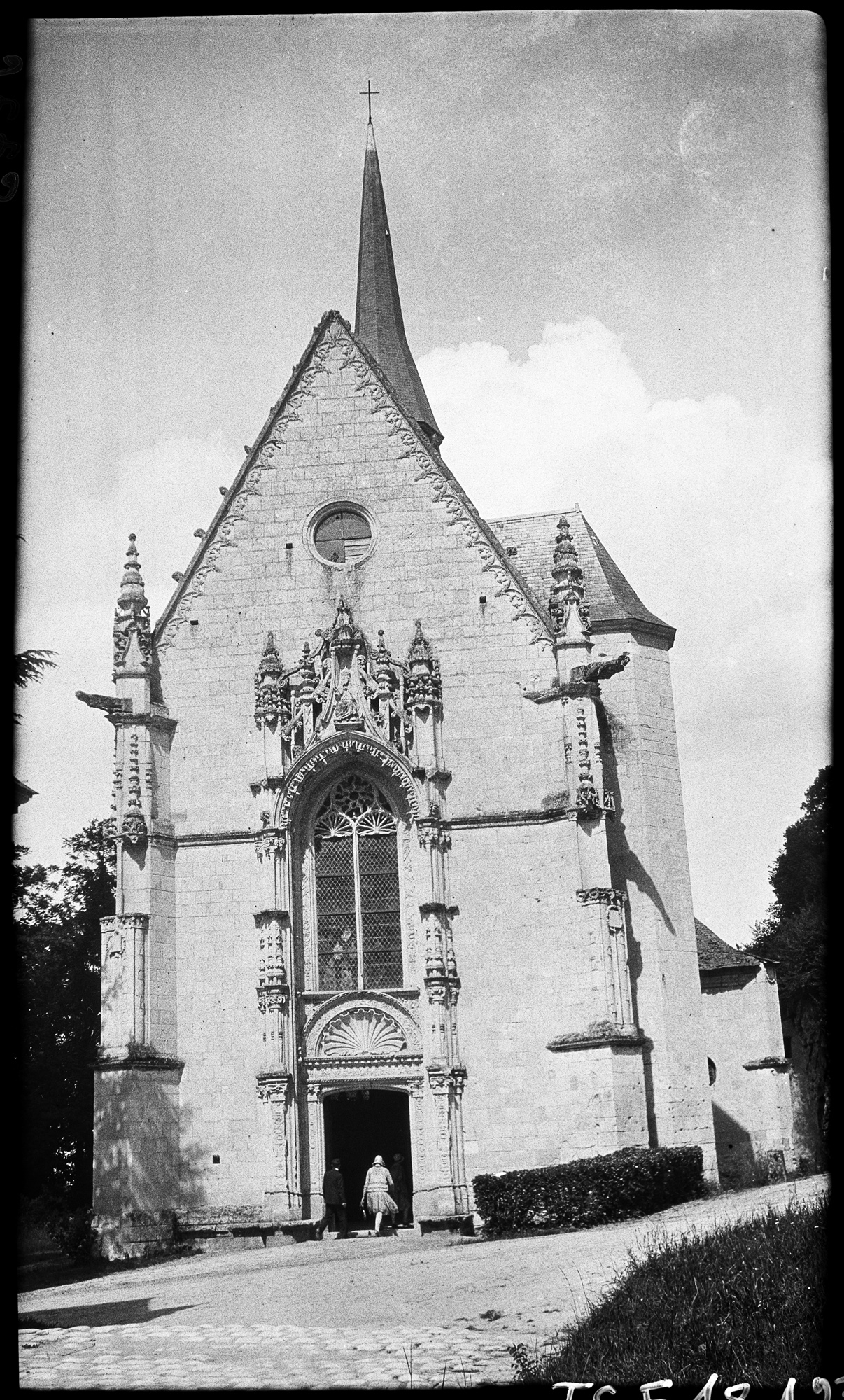 Façade d’accès de la chapelle