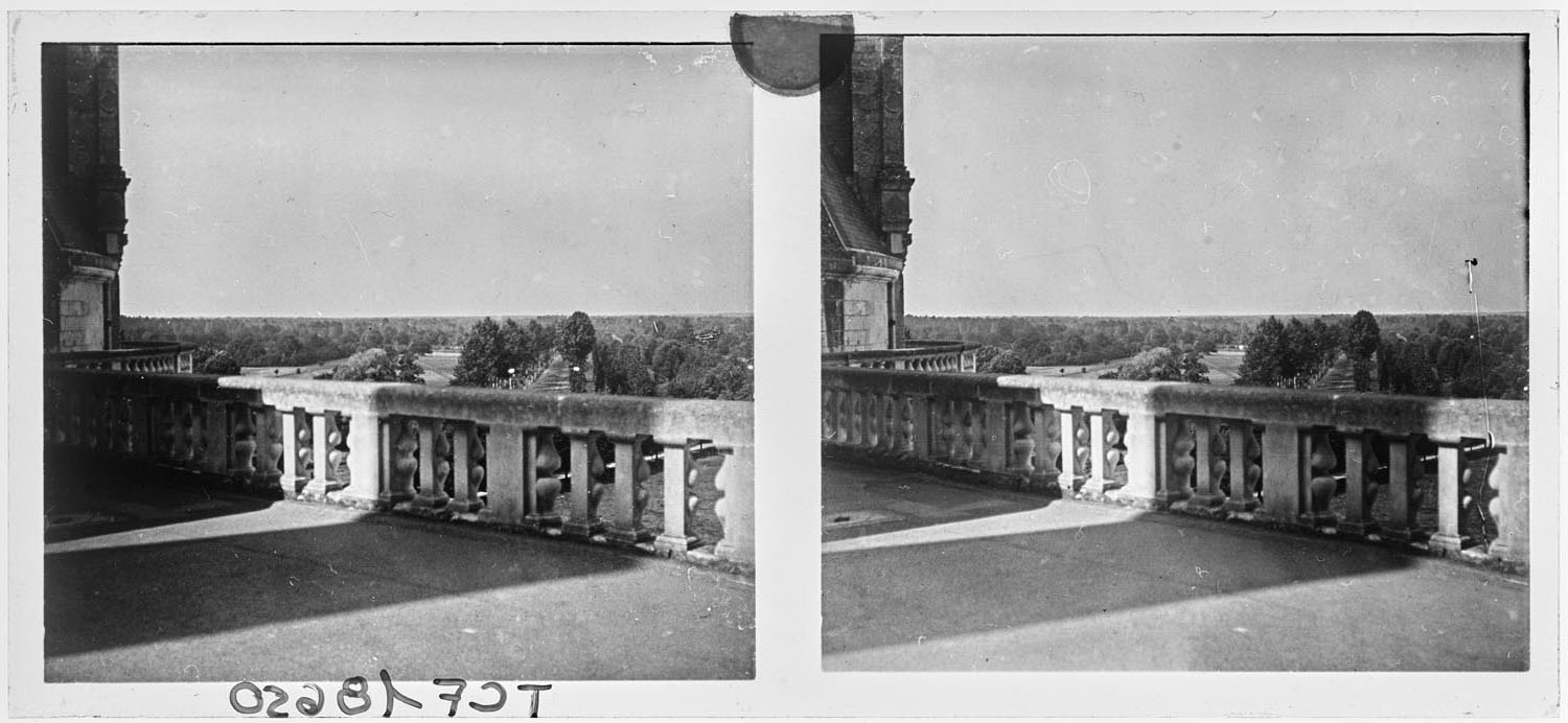 Une terrasse du château