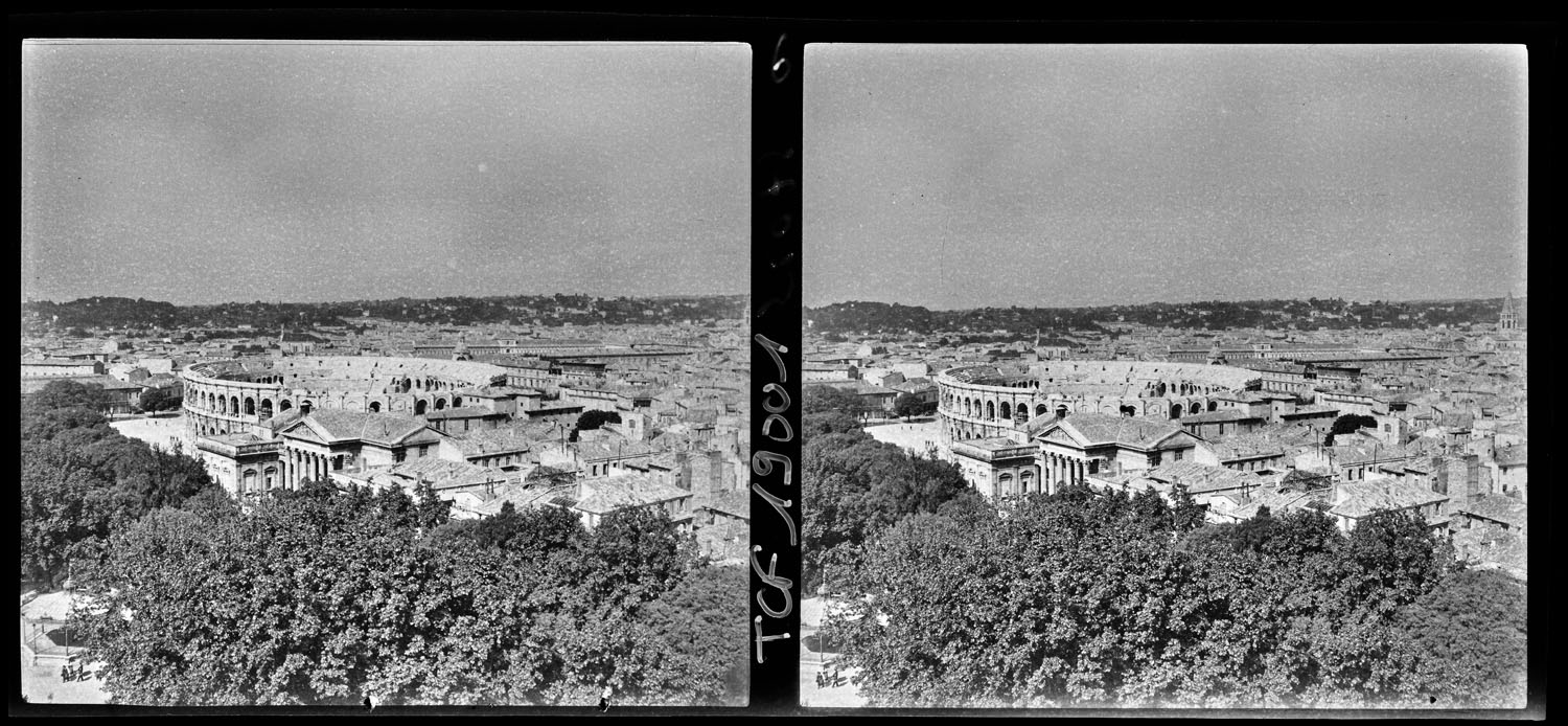 Panorama sur les arènes