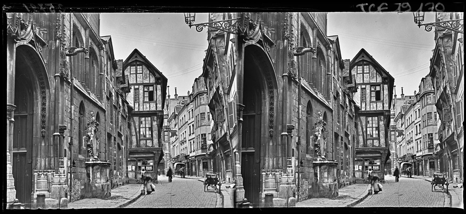 Mur pignon donnant sur la cathédrale