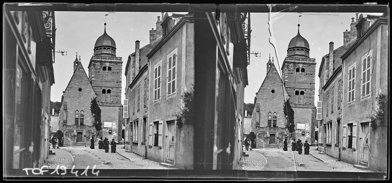 Perspective depuis la rue de la Paix