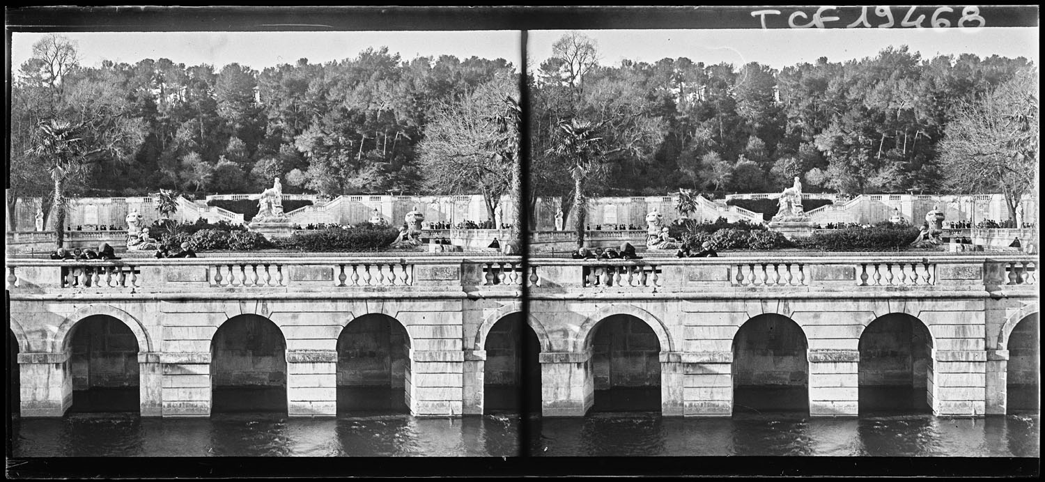 Vue partielle des anciens bains romains