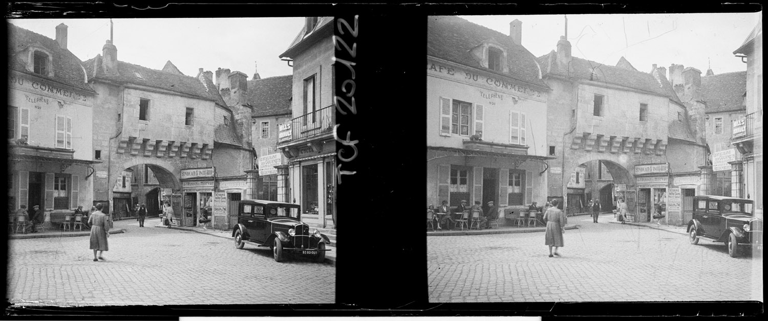 Porte de Sauvigny : façade extra-muros