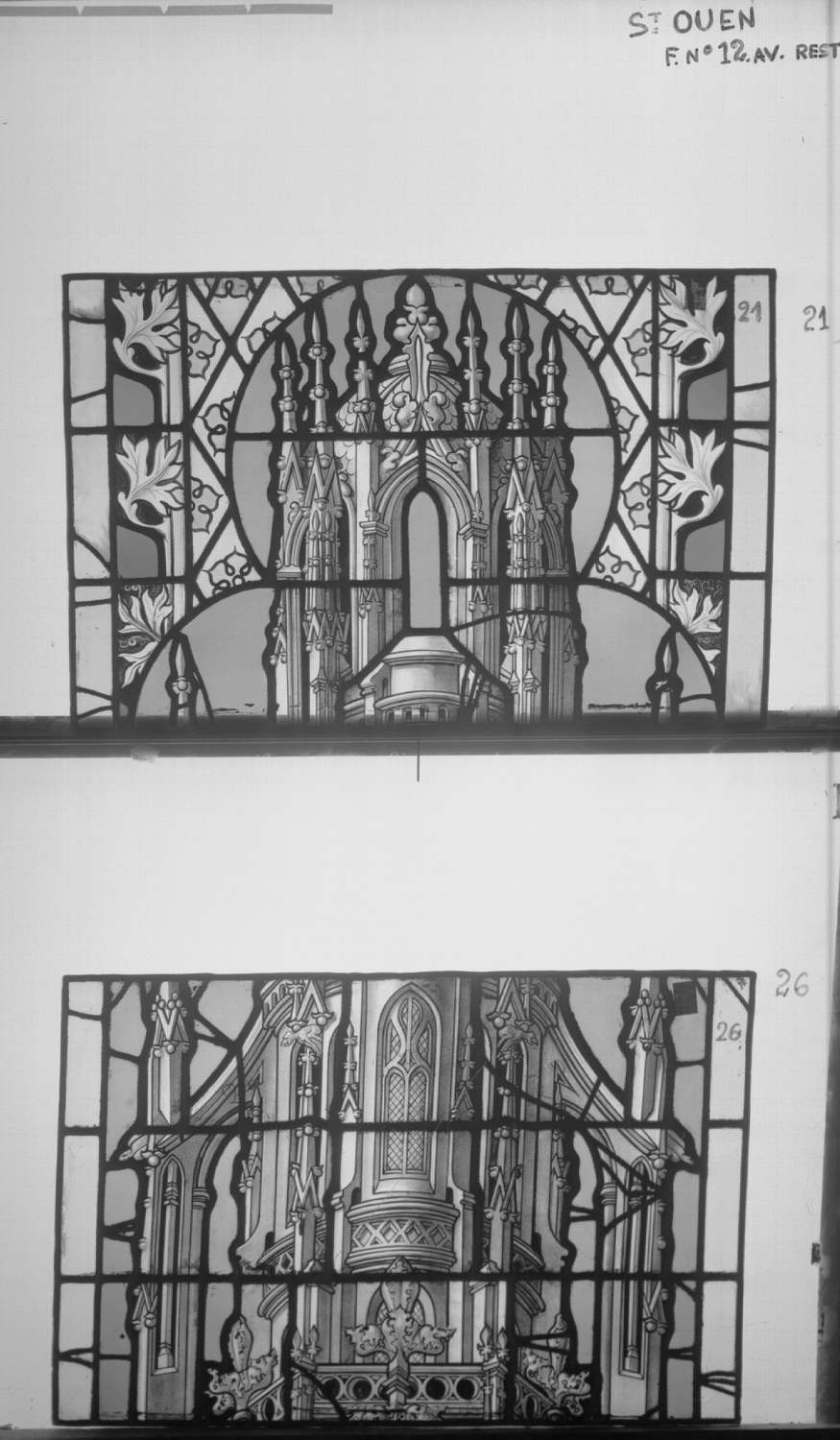 Fenêtre 12 ; Panneaux 21 - 26