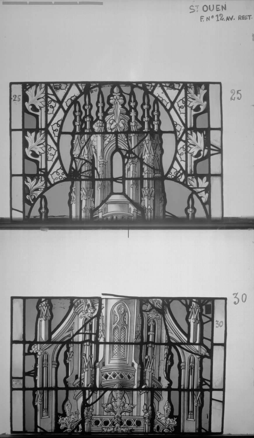 Fenêtre 12 ; Panneaux 25 - 30