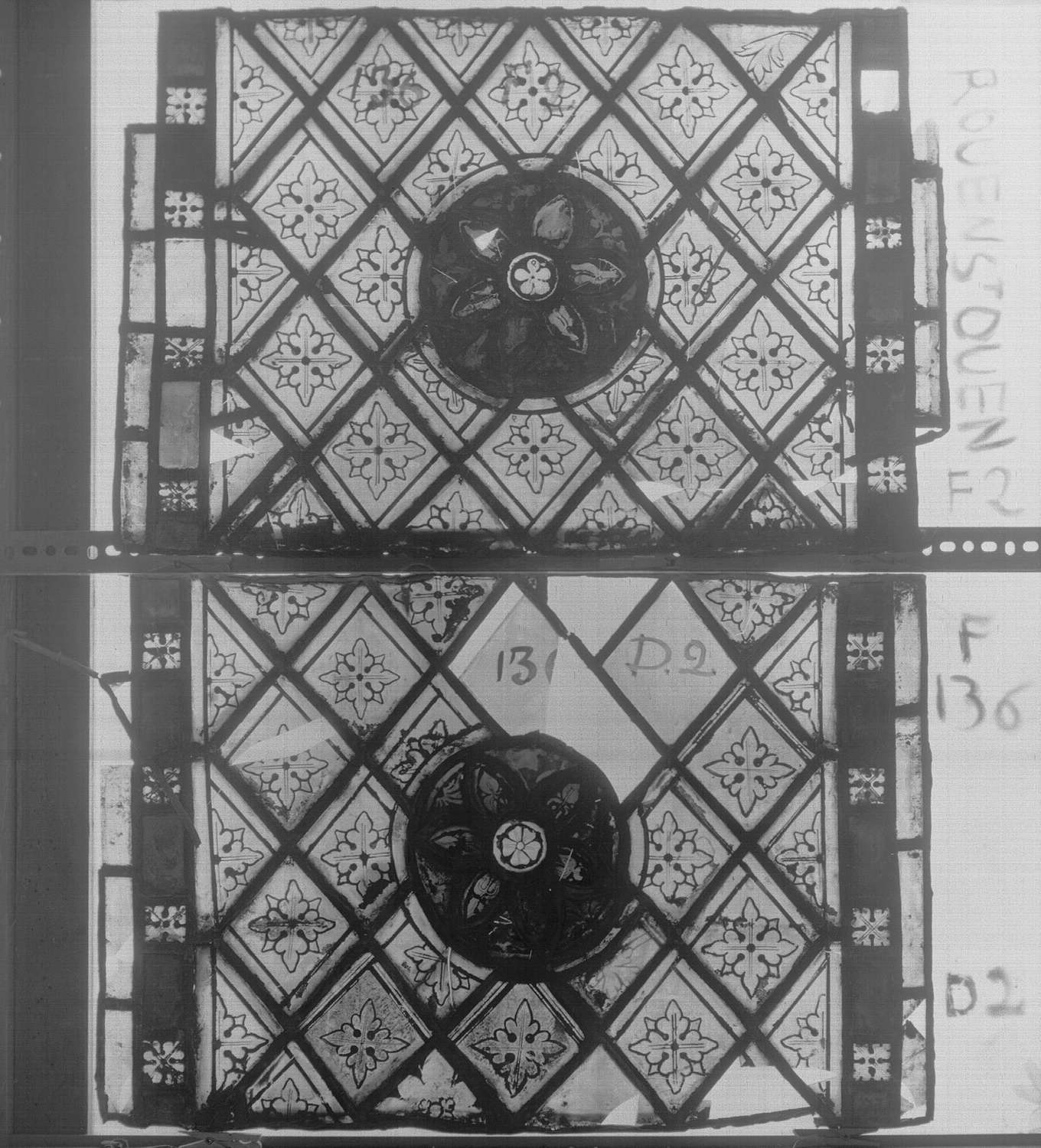 Fenêtre 136 ; Panneaux D2 - F2