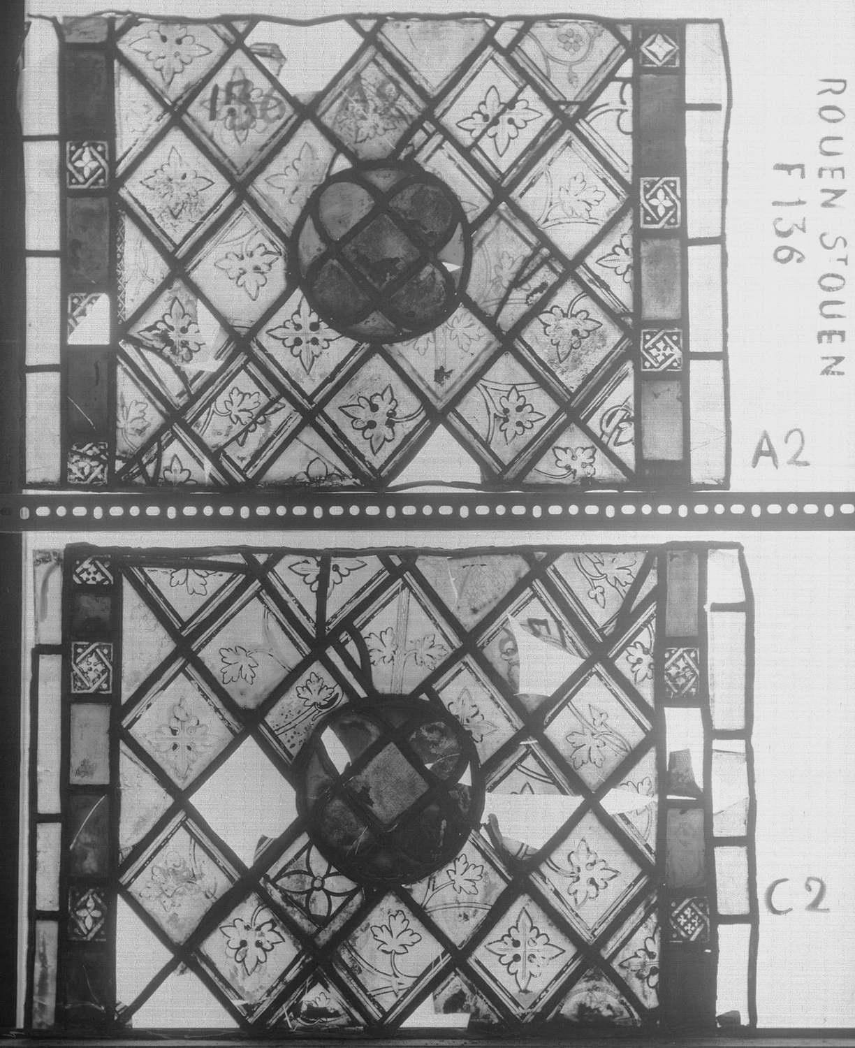 Fenêtre 136 ; Panneaux A2 - C2