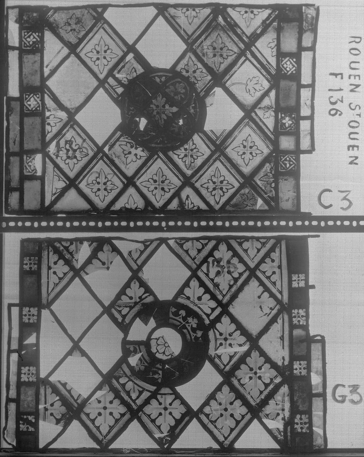 Fenêtre 136 ; Panneaux C3 - G3