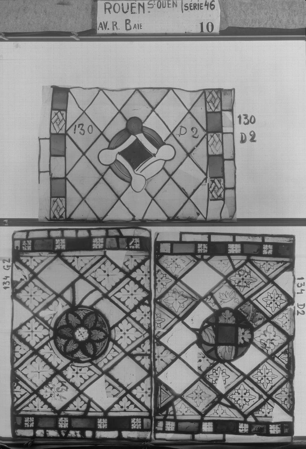 Série 46 ; Baie 10 ; Panneaux 130 D2 – 134 D2 – 134 G2