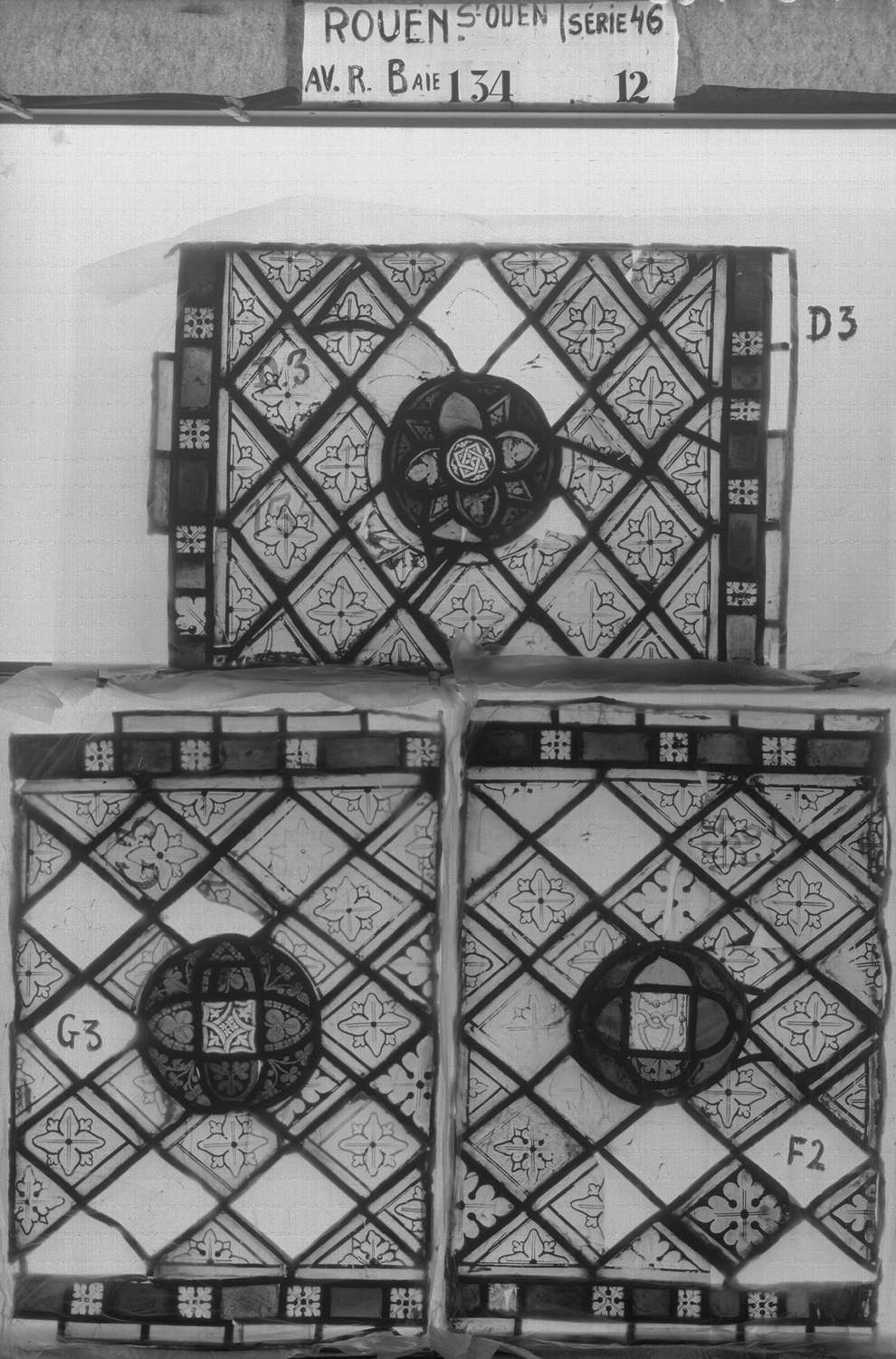 Série 46 ; Baie 134 ; Panneaux D3 - G3 - F2