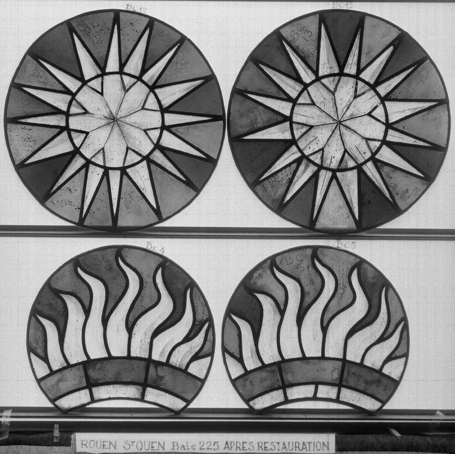 Baie 225 ; Fragments BC12 – BC13 – BC4 – BC5