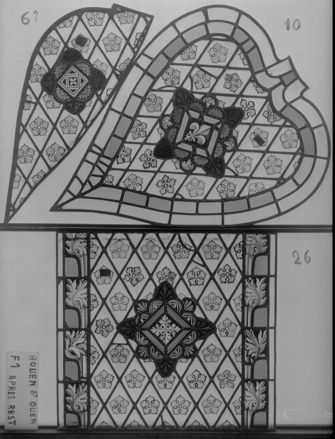 Fenêtre 1 ; Panneau 26 ; Fragments 6 (?) - 10