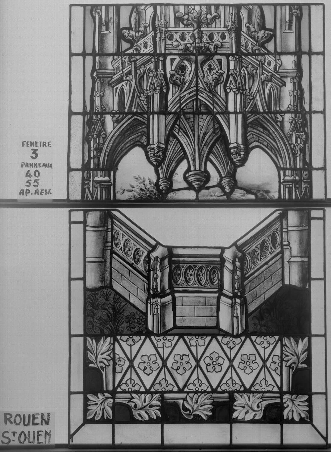 Fenêtre 3 ; Panneaux 40 - 55